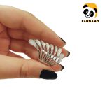 انگشتر زنانه آبکاری طلا طرح بال