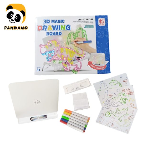 تابلو نقاشی جادویی مدل 3D Magic Drawing Board