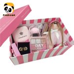 پک کادویی زنانه تم صورتی مدل باکس For You