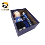 پک کادویی مردانه تم آبی مدل هارد باکس قلبی